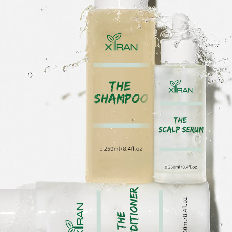 private label organic keratin hair care kit with hyaluronic acid hair serum